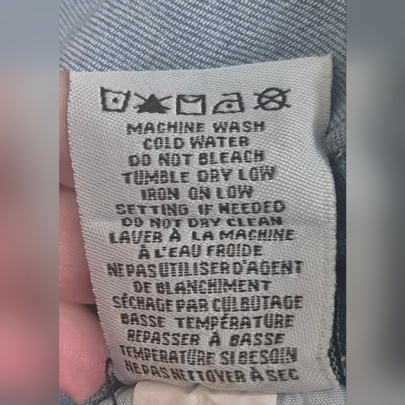 Ardene Blue Distressed Denim Overalls Relaxed Fit - Picture 8 of 8